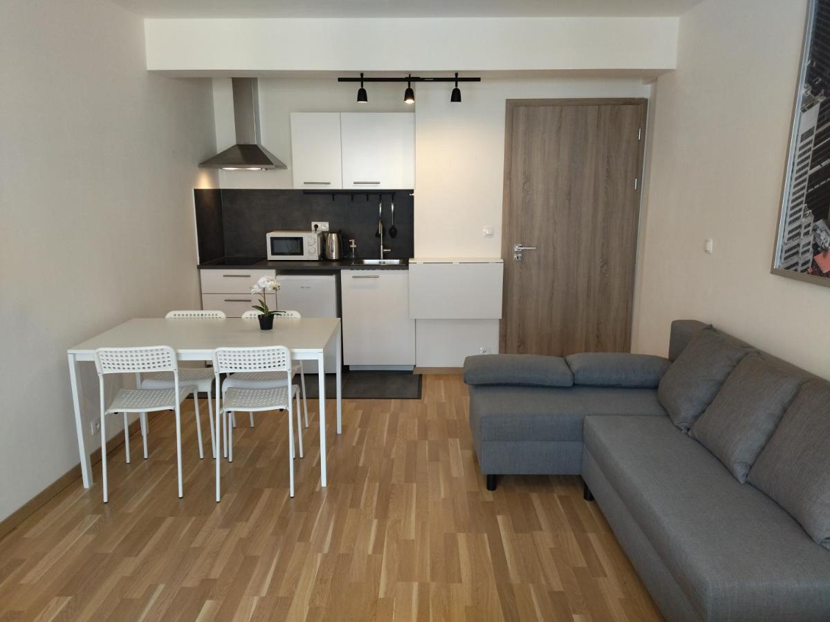 Brand New Studio Apartment # 42 In Brand New Building With Free Parking In The Center プラハ エクステリア 写真